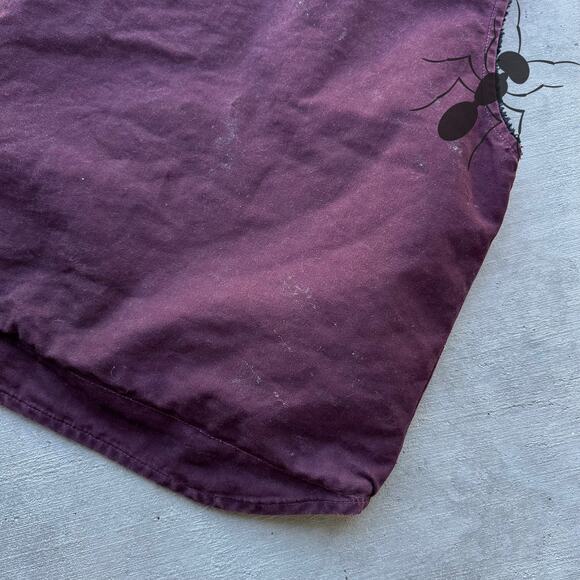 Vintage Y2K Carhartt V26 burgundy work wear jacket - Picture 5 of 6